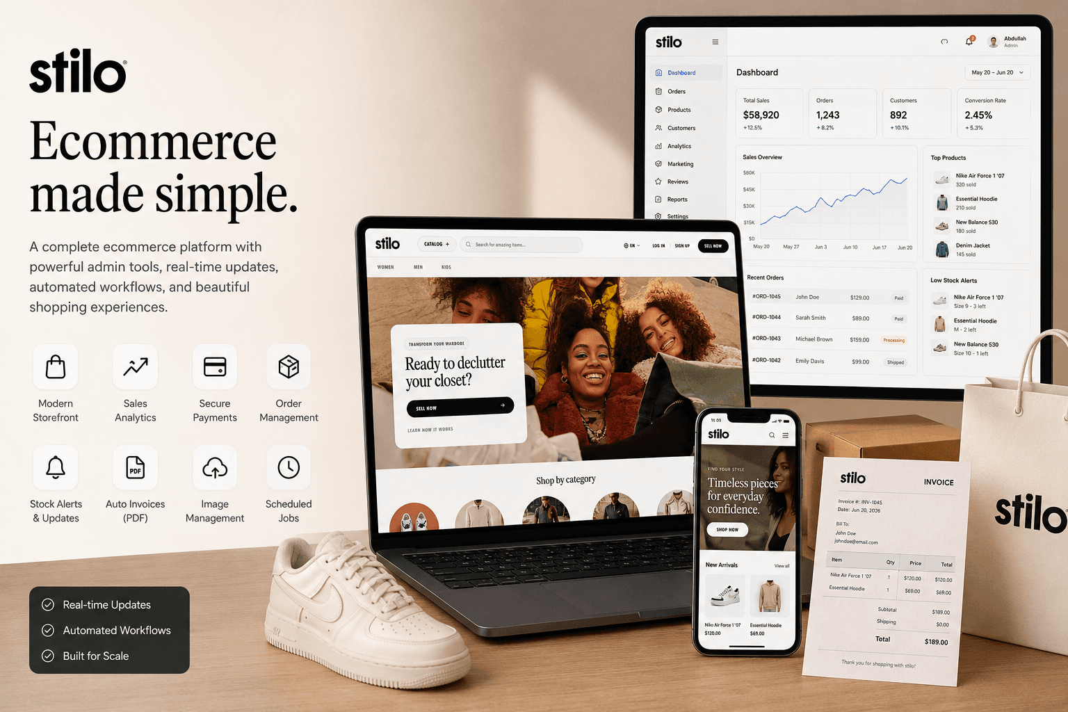 Stilo Ecommerce project preview